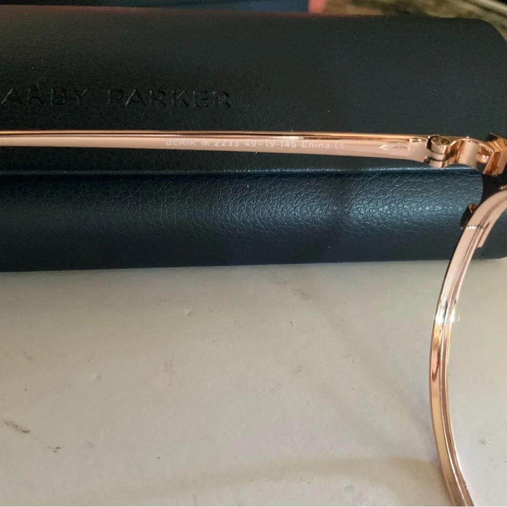 Warby Parker “Blair” Rose Gold Eyewear - Picture 4 of 8